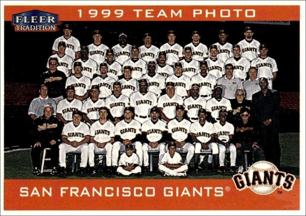 2000 Fleer Tradition Glossy San Francisco Giants #267 trading card