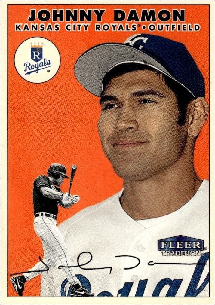 2000 Fleer Tradition Glossy Johnny Damon #95 trading card