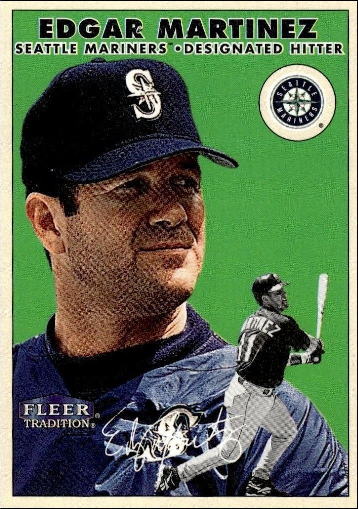 2000 Fleer Tradition Glossy Edgar Martinez #153 trading card