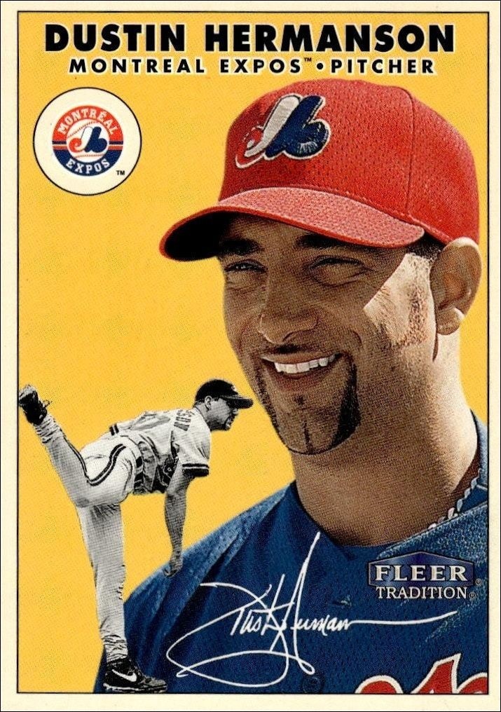 2000 Fleer Tradition Glossy Dustin Hermanson #79 trading card