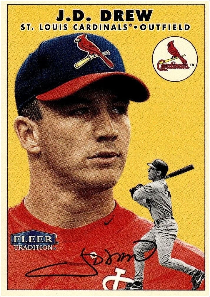 2000 Fleer Tradition Glossy J.D. Drew #85 trading card