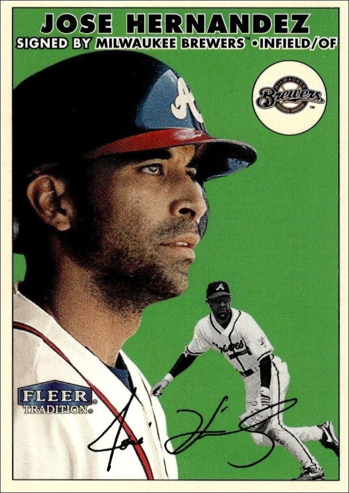 2000 Fleer Tradition Glossy Jose Hernandez #184 trading card