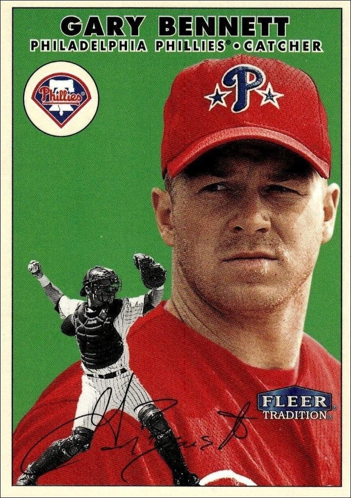 2000 Fleer Tradition Glossy Gary Bennett #23 trading card