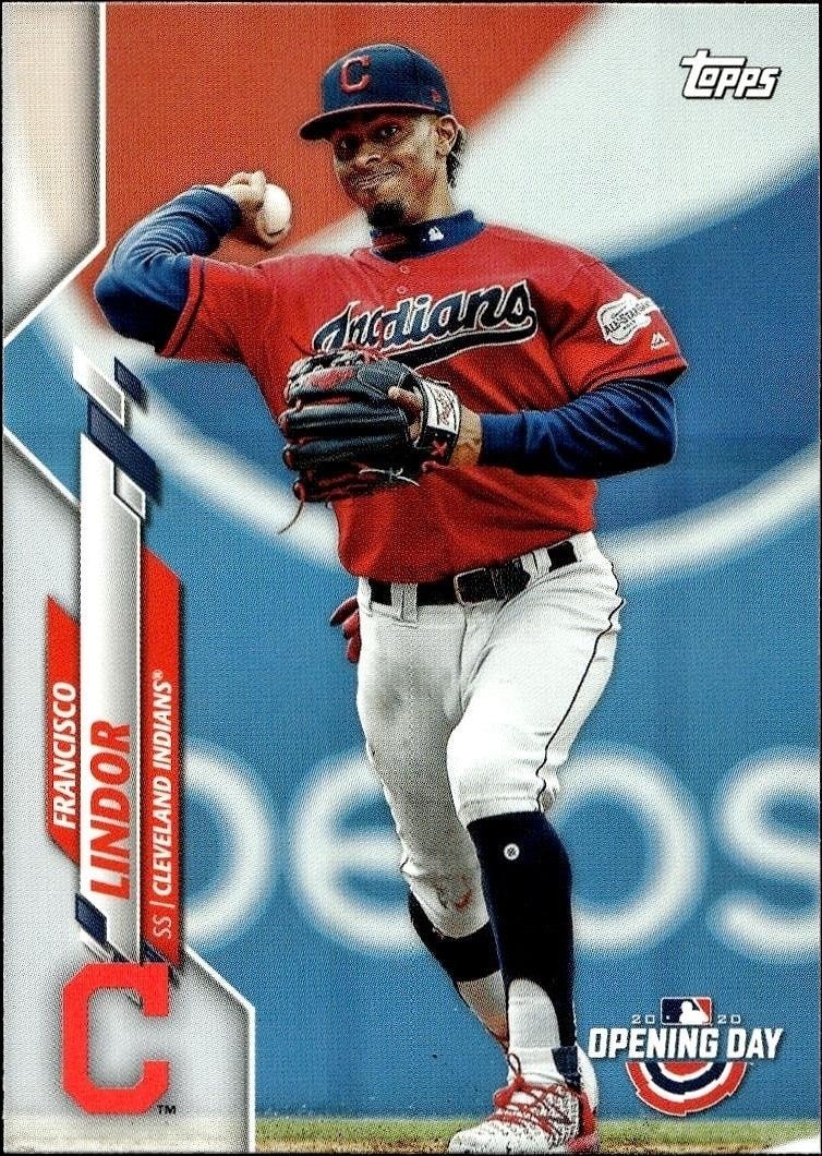 2020 Topps Opening Day Francisco Lindor #48 trading card