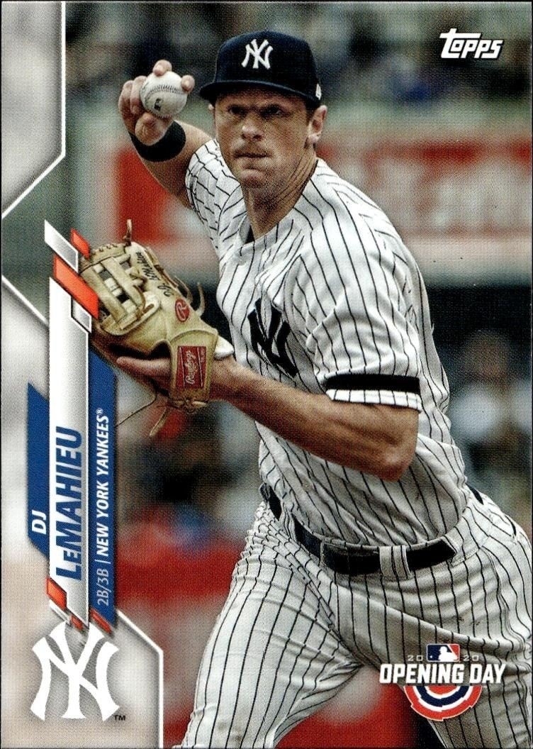 2020 Topps Opening Day DJ LeMahieu #79 trading card