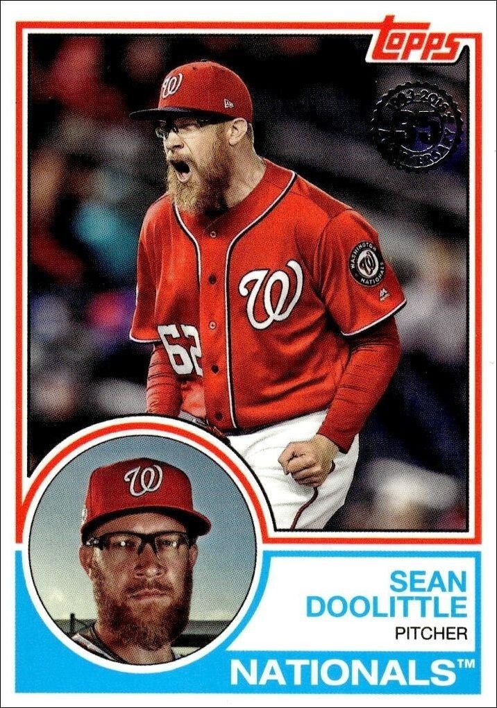2018 Topps Update Series Sean Doolittle #83-34 trading card