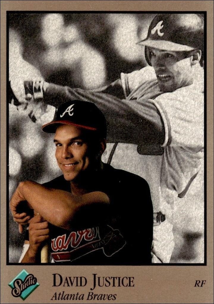 1992 Studio David Justice #5 trading card