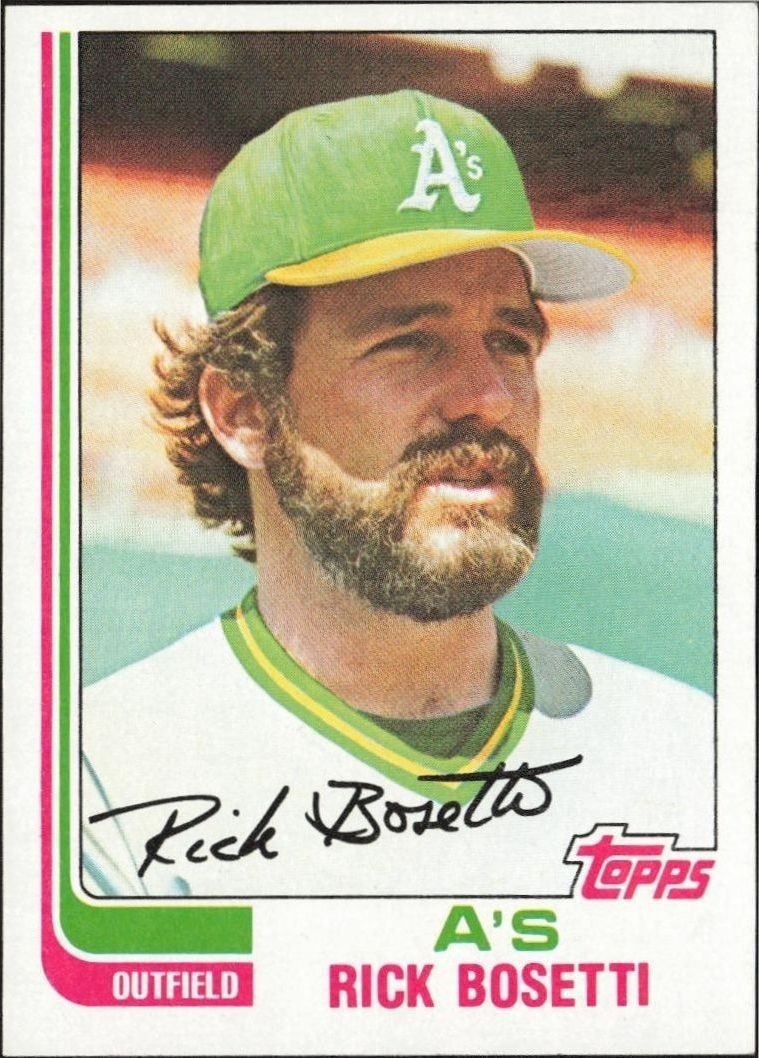 1982 Topps Rick Bosetti #392 trading card