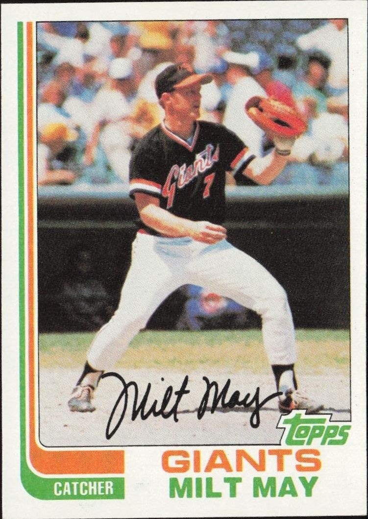 1982 Topps Milt May #242 trading card