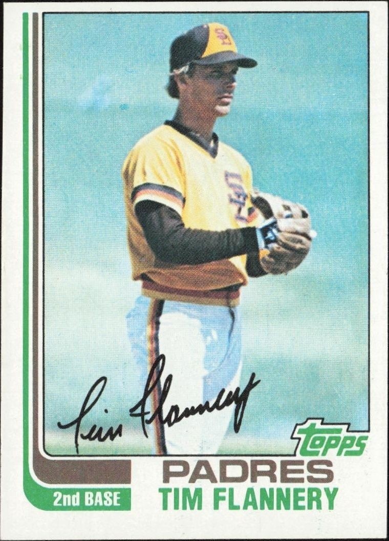1982 Topps Tim Flannery #249 trading card
