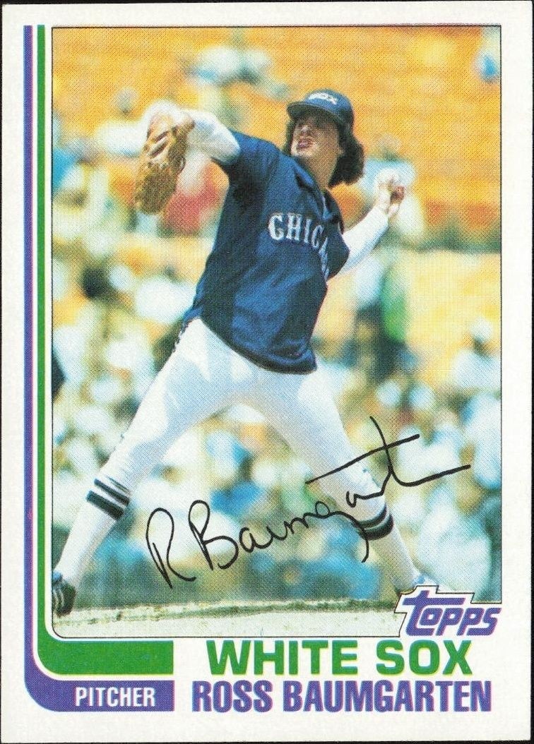 1982 Topps Ross Baumgarten #563 trading card