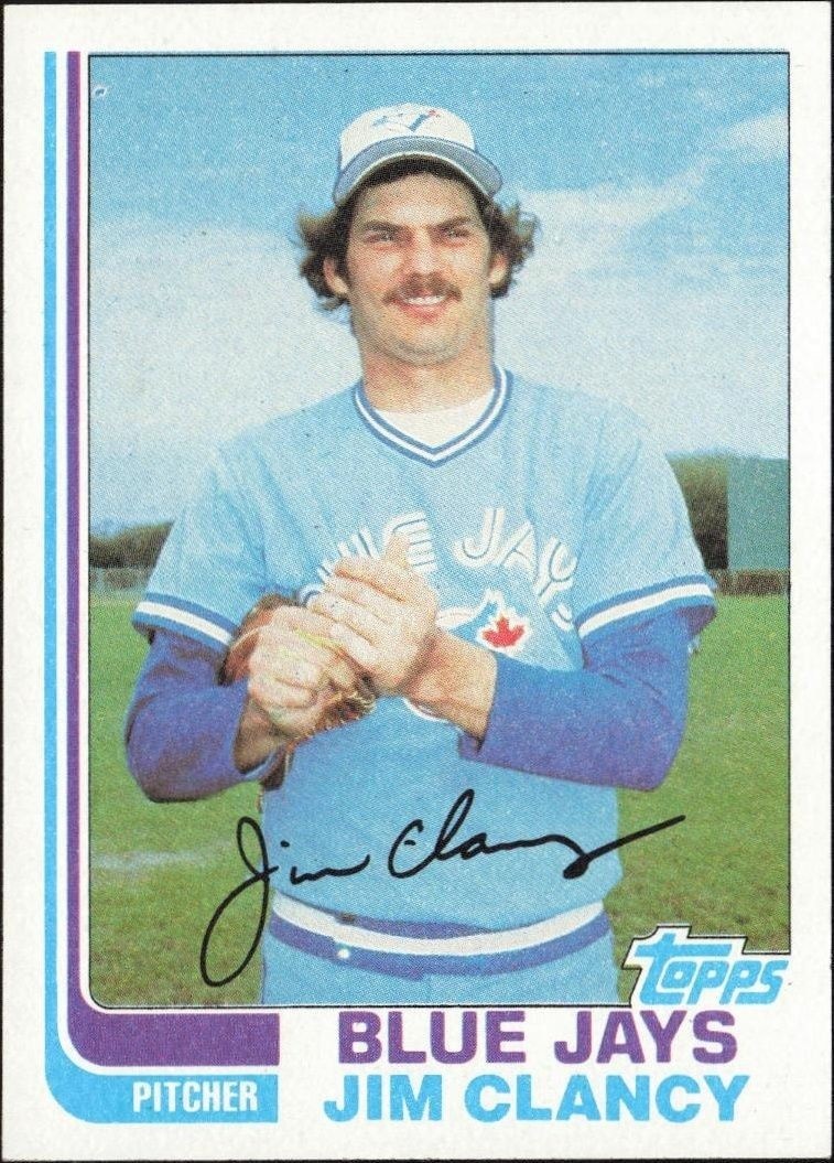 1982 Topps Jim Clancy #665 trading card