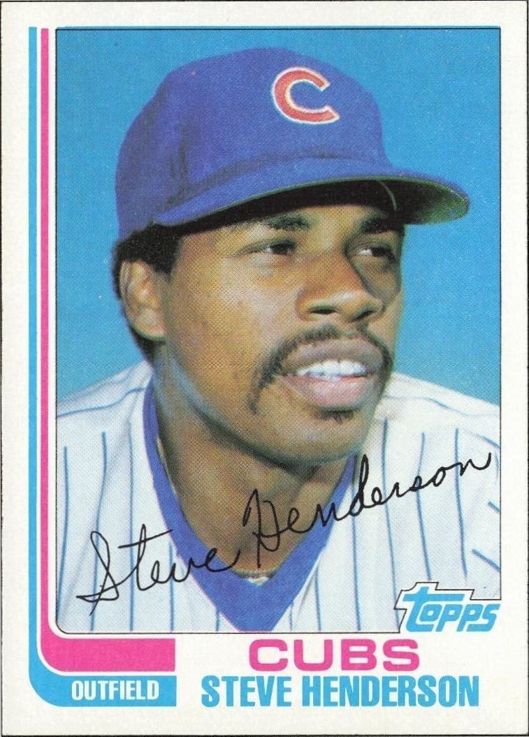 1982 Topps Steve Henderson #89 trading card