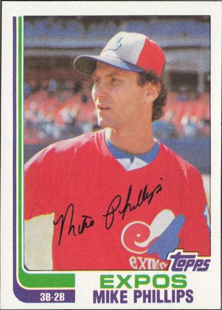 1982 Topps Mike Phillips #762 trading card