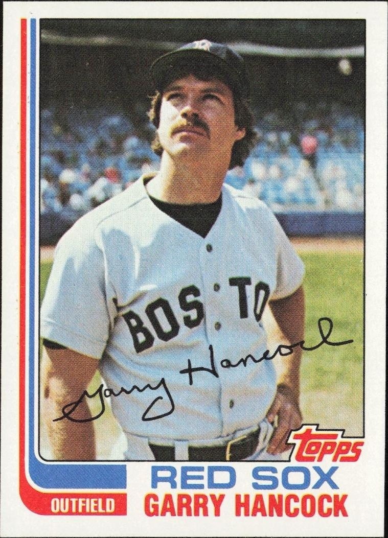 1982 Topps Garry Hancock #322 trading card