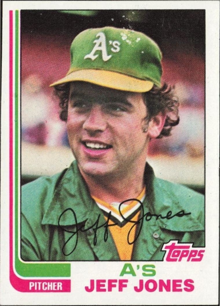 1982 Topps Jeff Jones #139 trading card