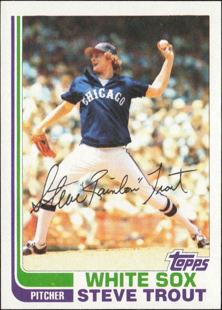 1982 Topps Steve Trout #299 trading card
