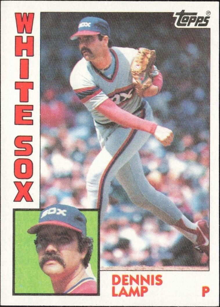 1984 Topps Dennis Lamp #541 trading card