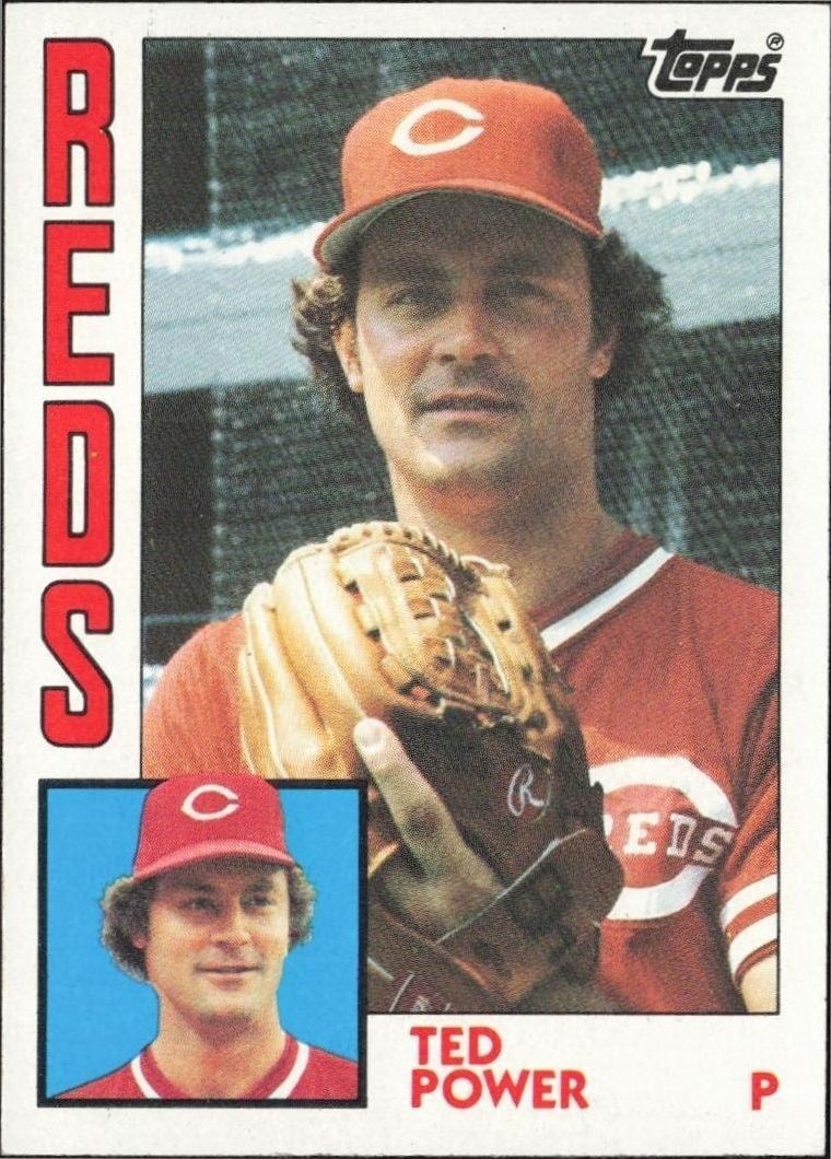 1984 Topps Ted Power #554 trading card