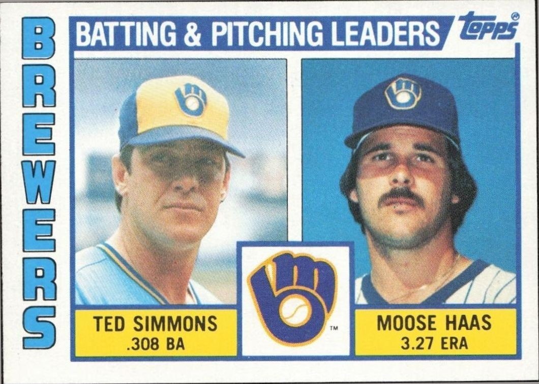 1984 Topps Ted Simmons #726 trading card