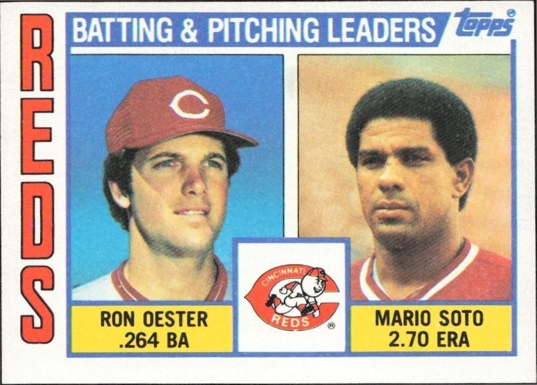 1984 Topps Ron Oester #756 trading card