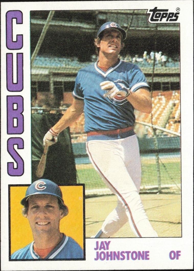 1984 Topps Jay Johnstone #249 trading card