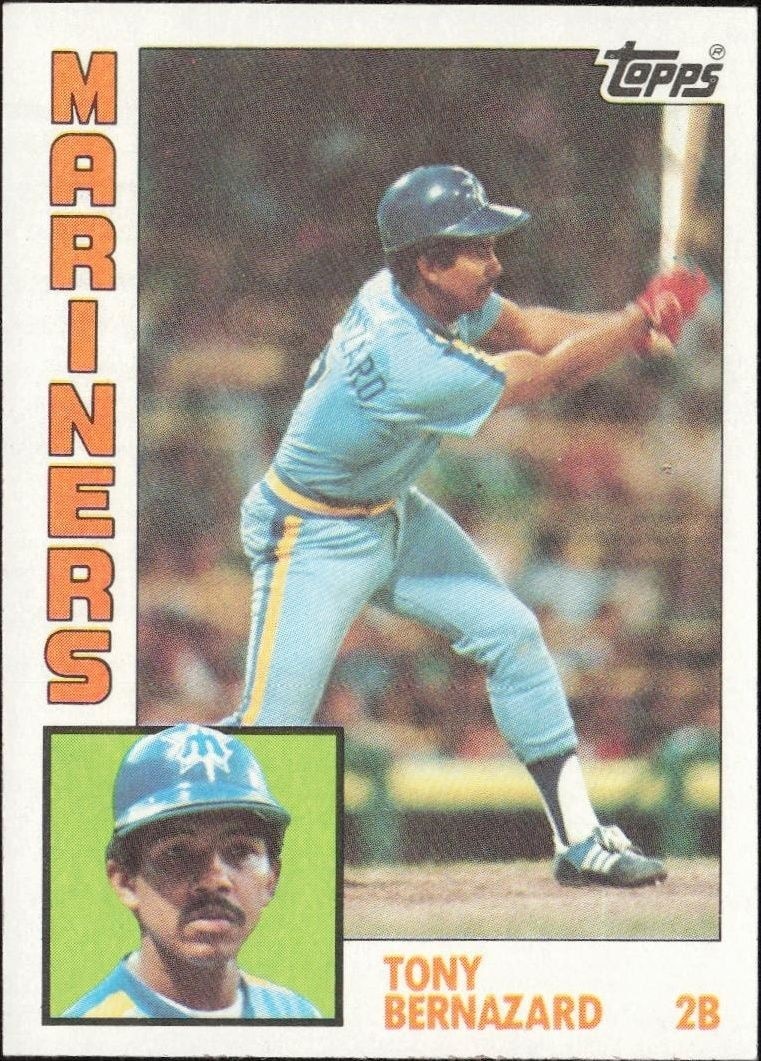 1984 Topps Tony Bernazard #41 trading card