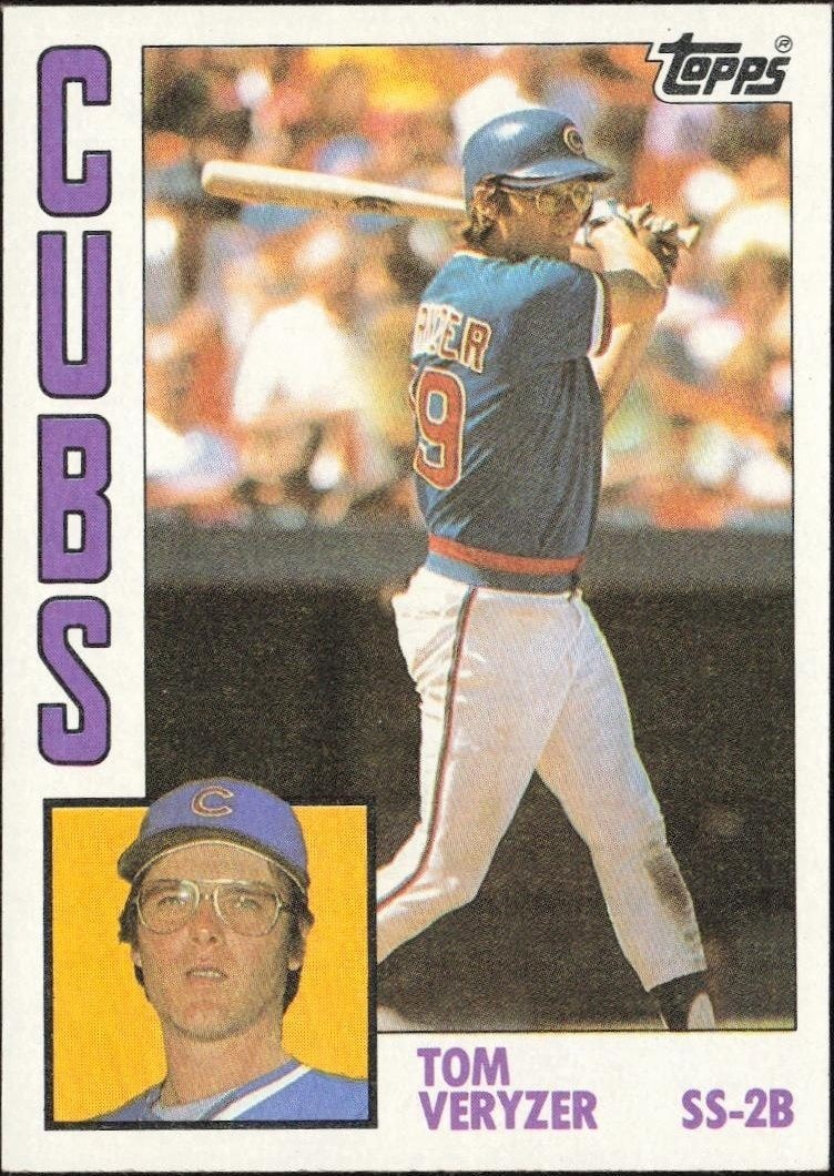 1984 Topps Tom Veryzer #117 trading card