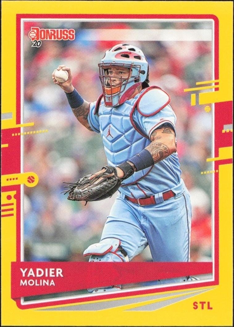 2020 Panini Donruss Yadier Molina #102 trading card