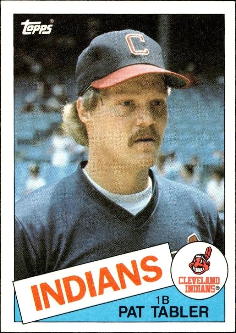 1985 Topps Pat Tabler #158 trading card