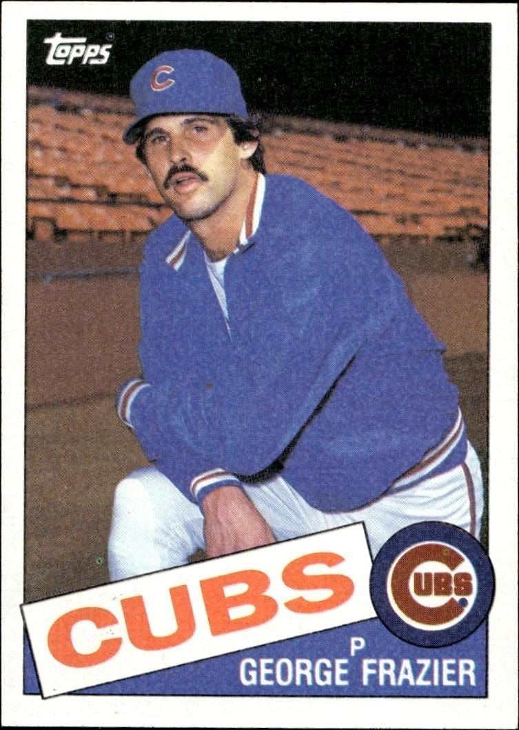 1985 Topps George Frazier #19 trading card