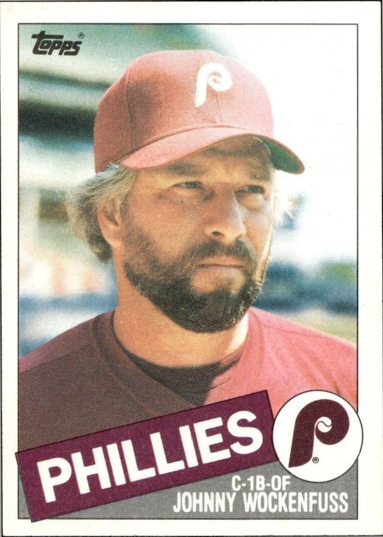 1985 Topps Johnny Wockenfuss #39 trading card