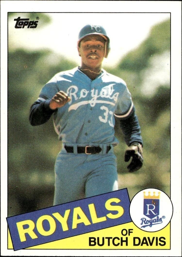 1985 Topps Butch Davis #49 trading card