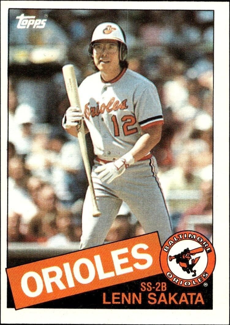 1985 Topps Lenn Sakata #81 trading card