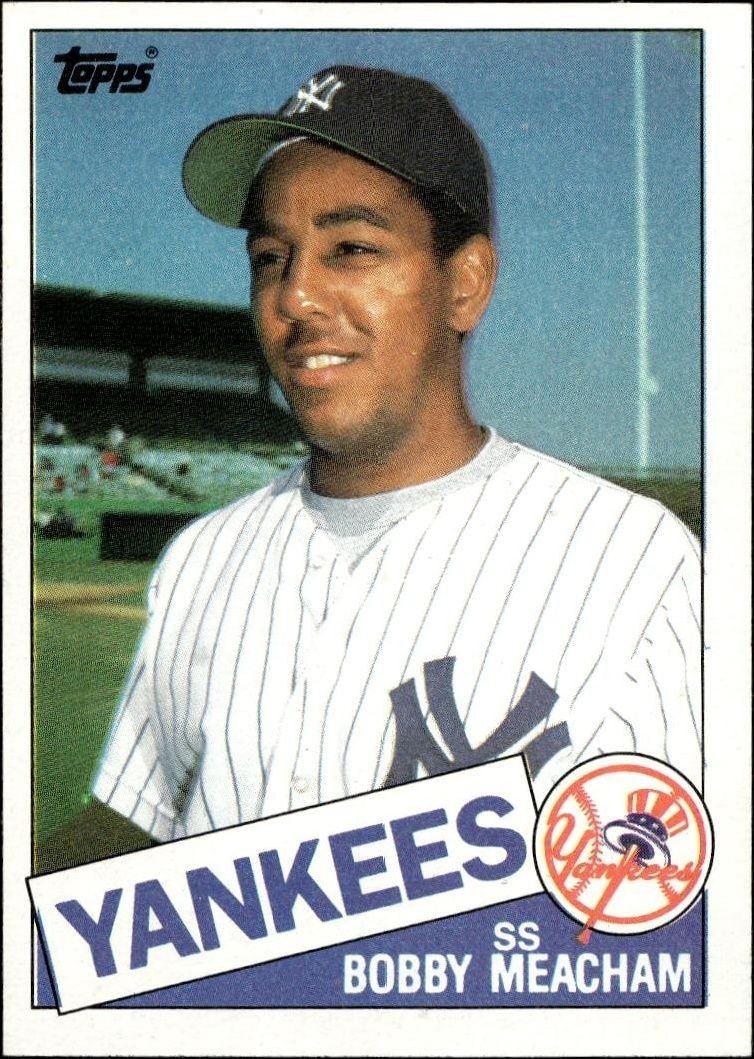 1985 Topps Bobby Meacham #16 trading card