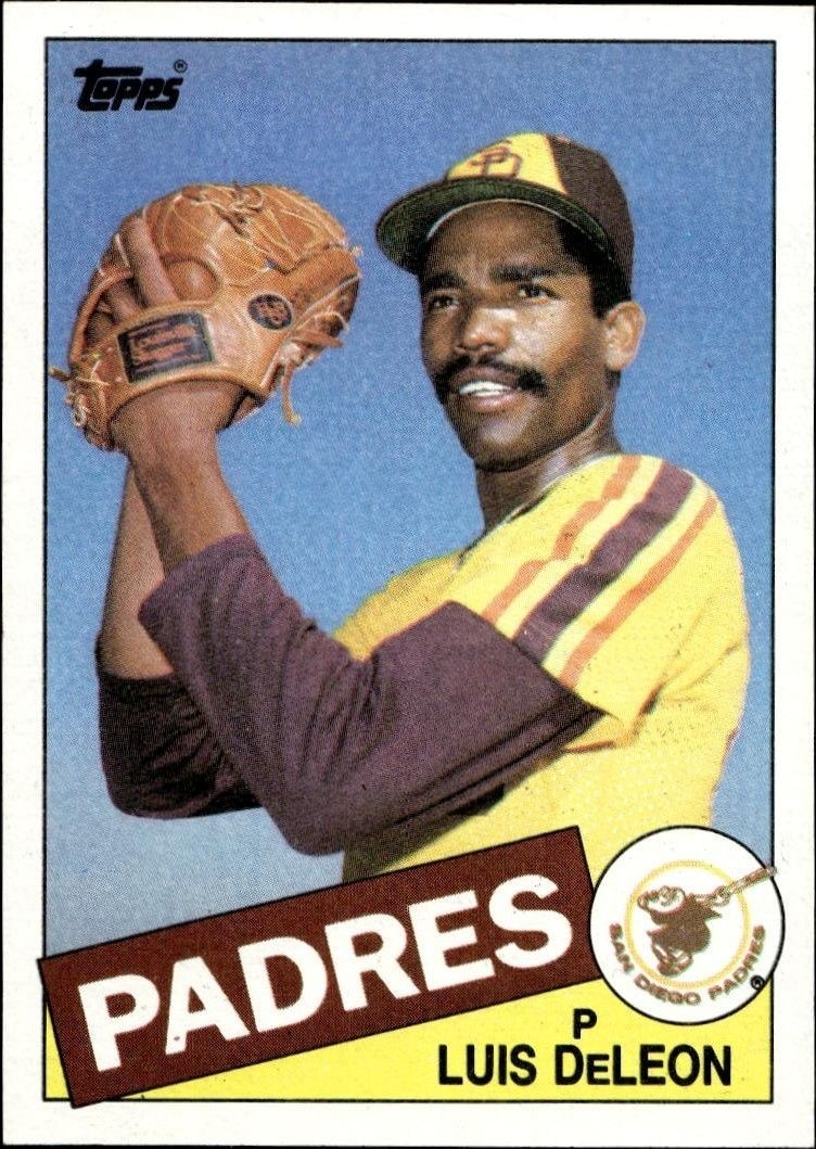 1985 Topps Luis DeLeon #689 trading card