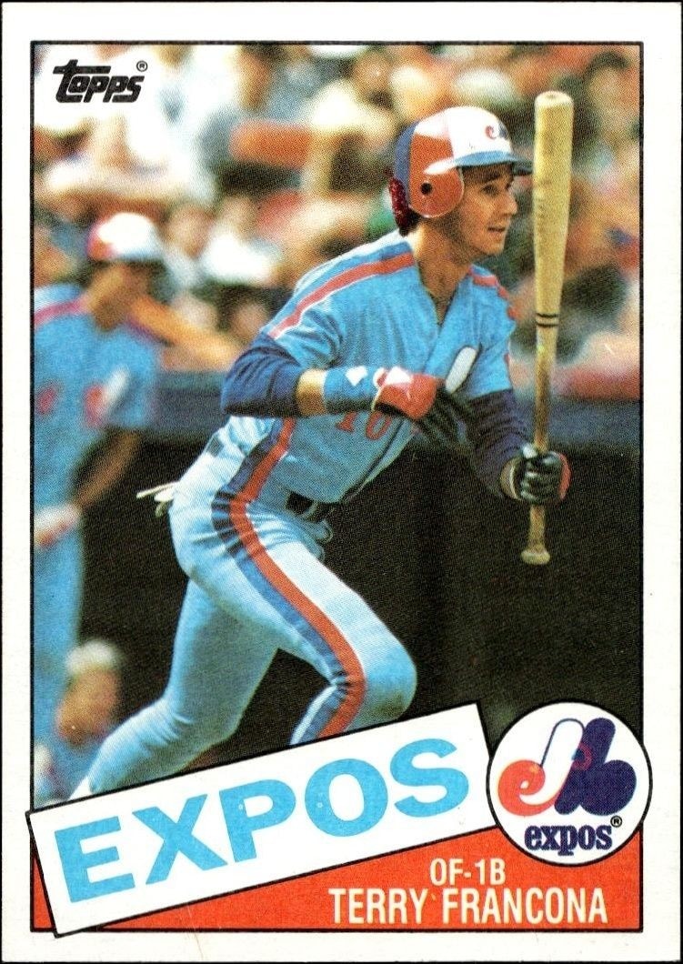 1985 Topps Terry Francona #578 trading card