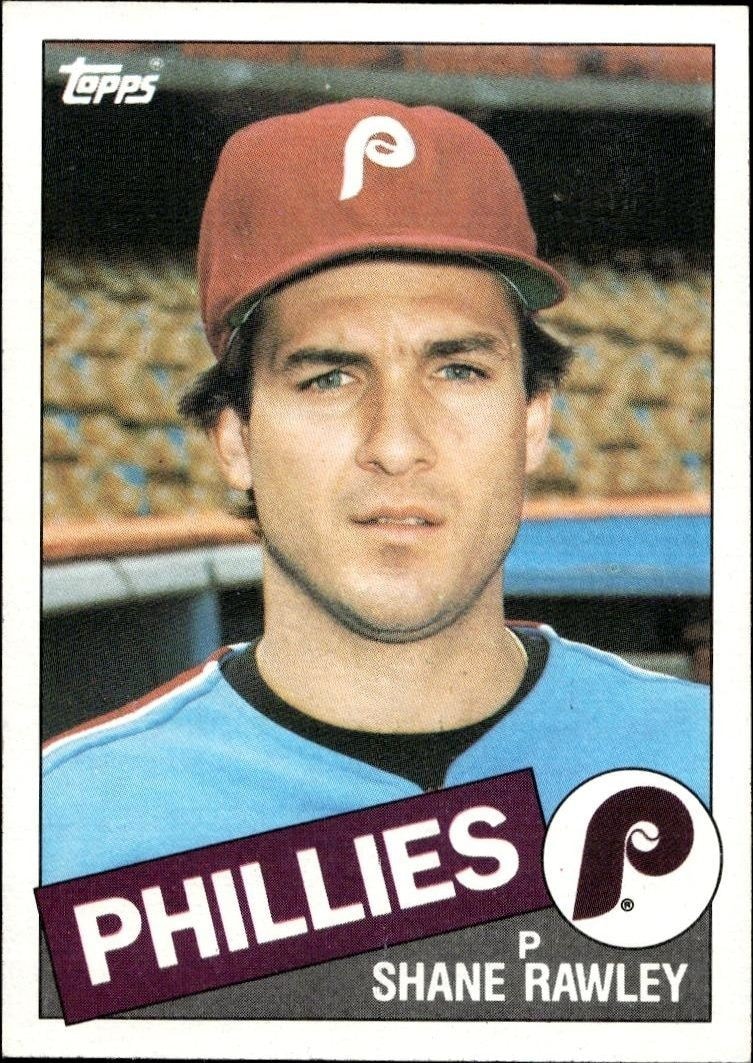1985 Topps Shane Rawley #636 trading card