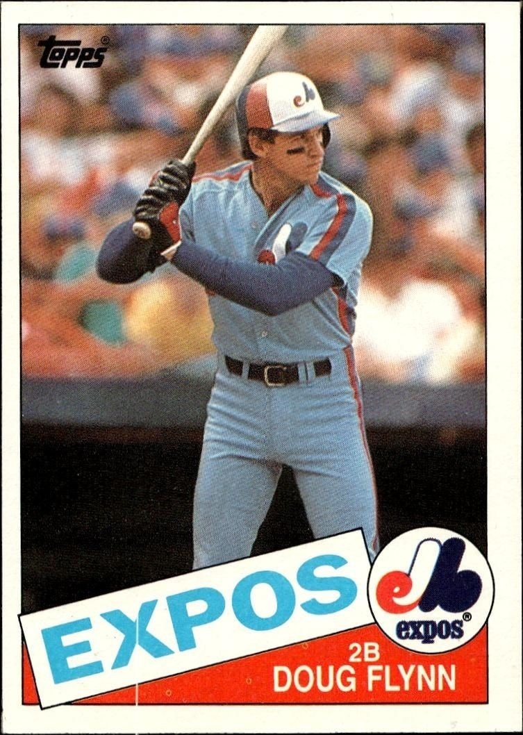 1985 Topps Doug Flynn #554 trading card
