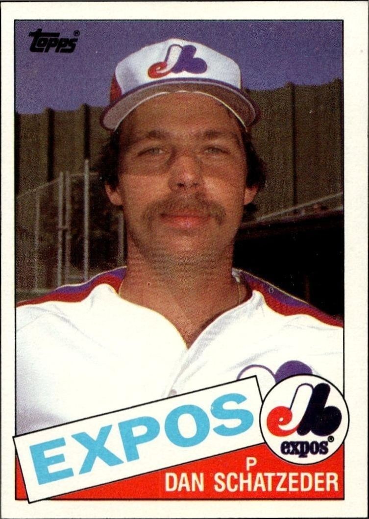 1985 Topps Dan Schatzeder #501 trading card