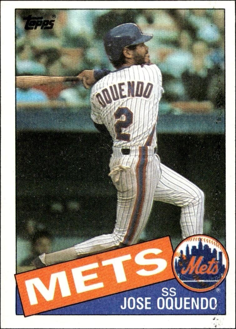 1985 Topps Jose Oquendo #598 trading card