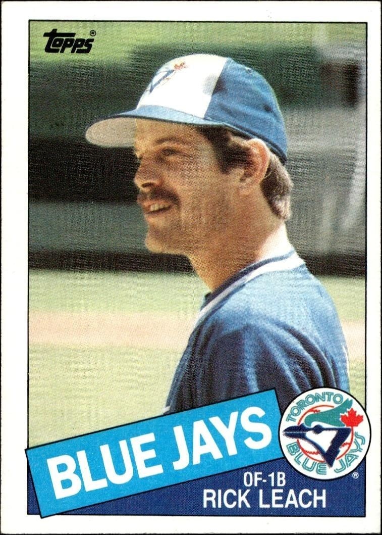 1985 Topps Rick Leach #593 trading card