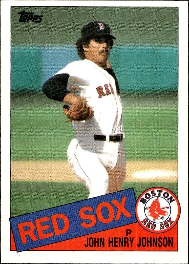 1985 Topps John Henry Johnson #734 trading card