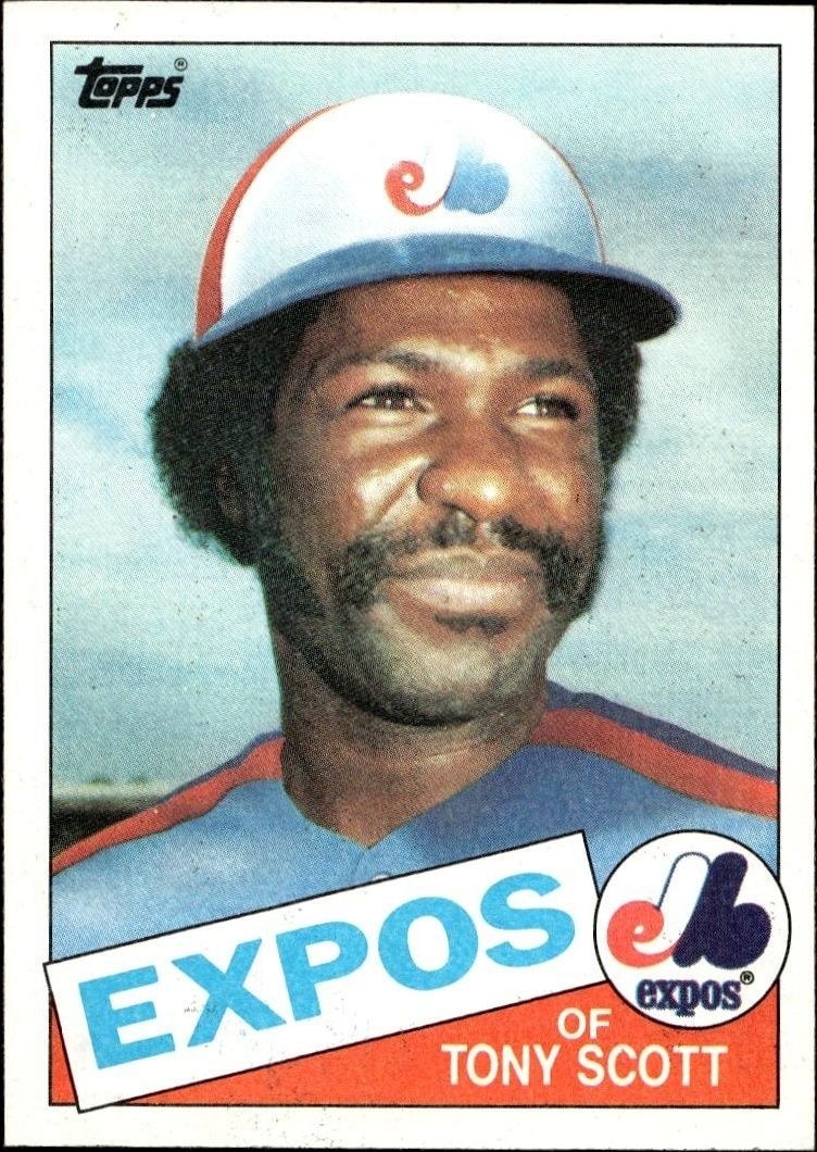 1985 Topps Tony Scott #733 trading card