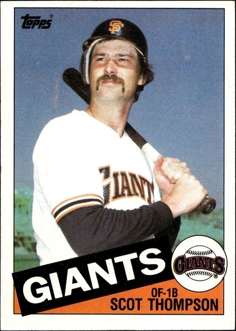 1985 Topps Scot Thompson #646 trading card
