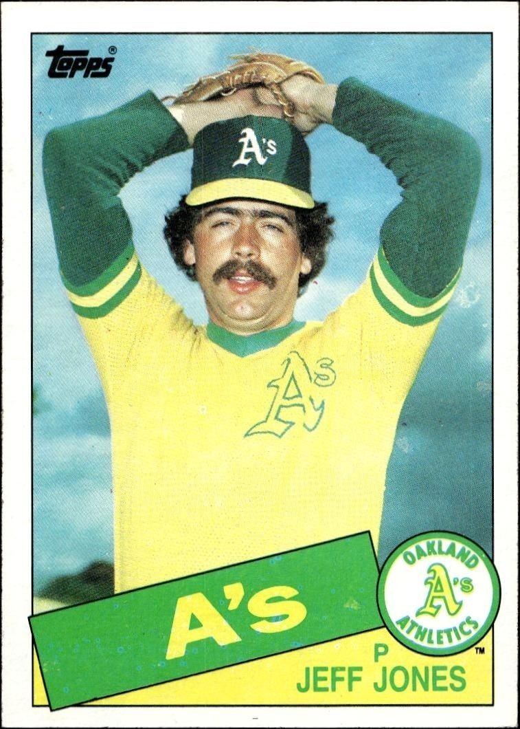 1985 Topps Jeff Jones #319 trading card