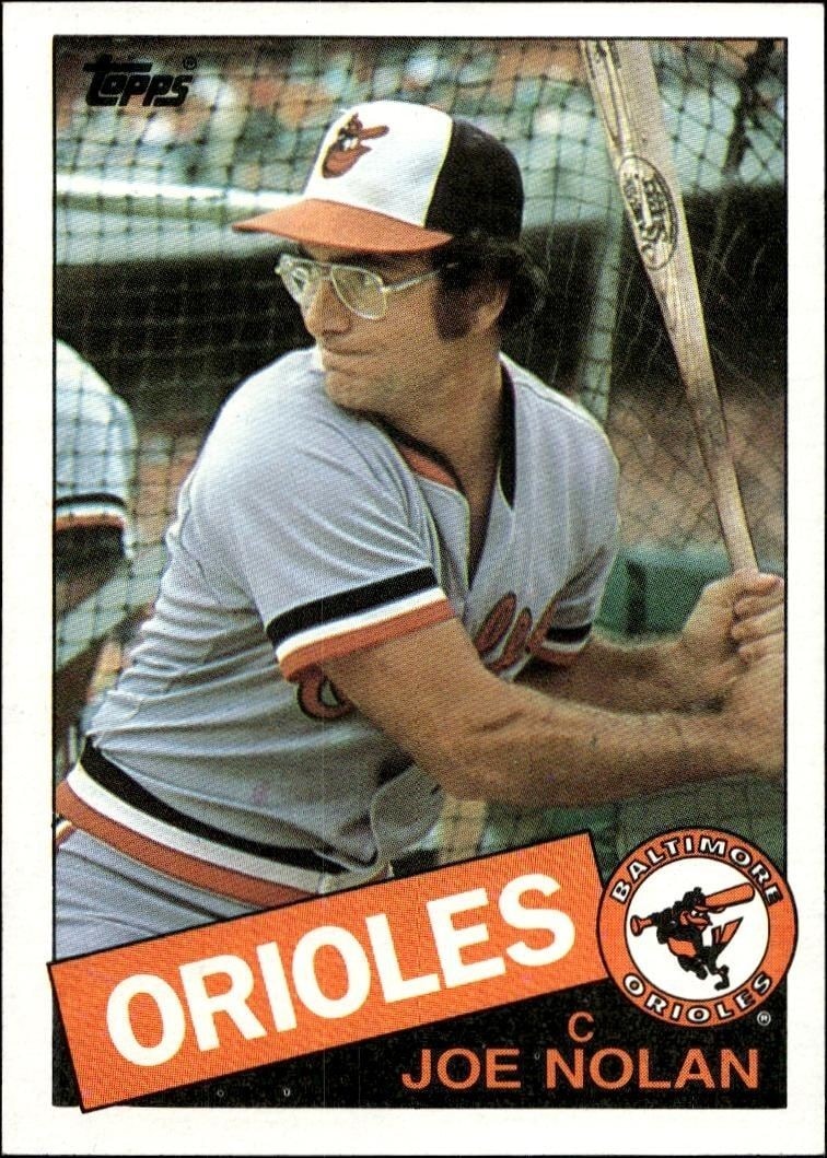 1985 Topps Joe Nolan #652 trading card