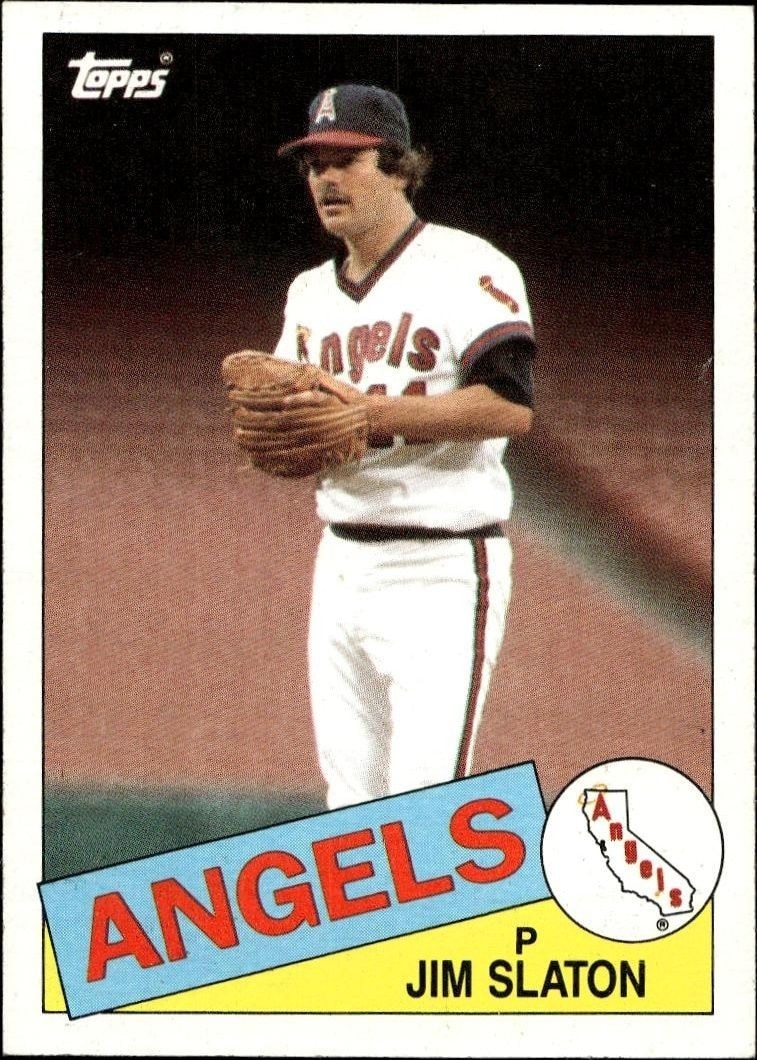 1985 Topps Jim Slaton #657 trading card