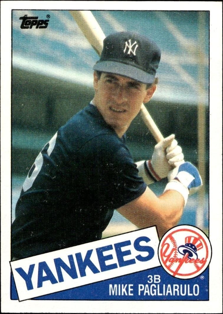 1985 Topps Mike Pagliarulo #638 trading card