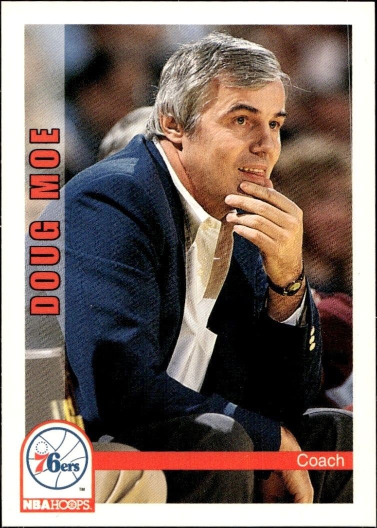 1992-93 Skybox NBA Hoops Doug Moe #258 trading card